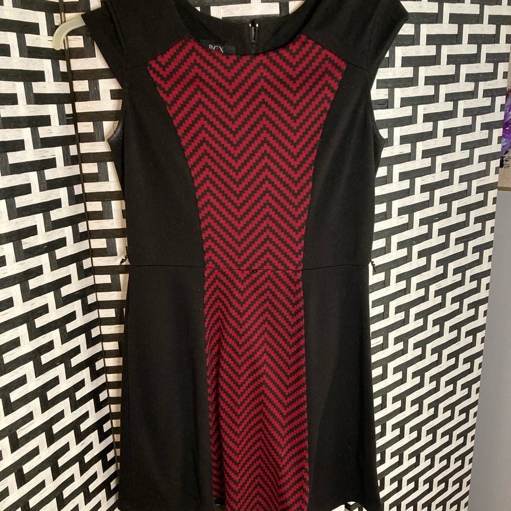 Black and Red Dress